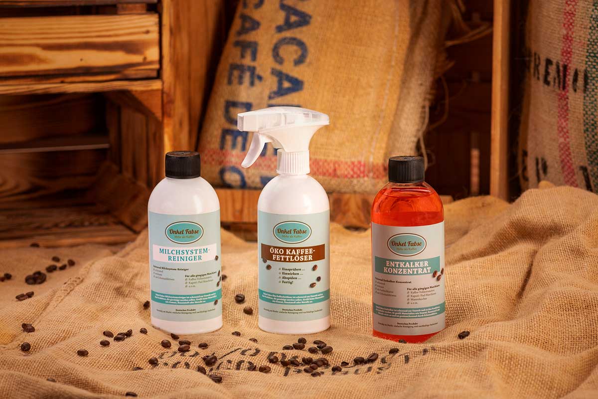 Pflegeprodukte für Kaffeevollautomaten