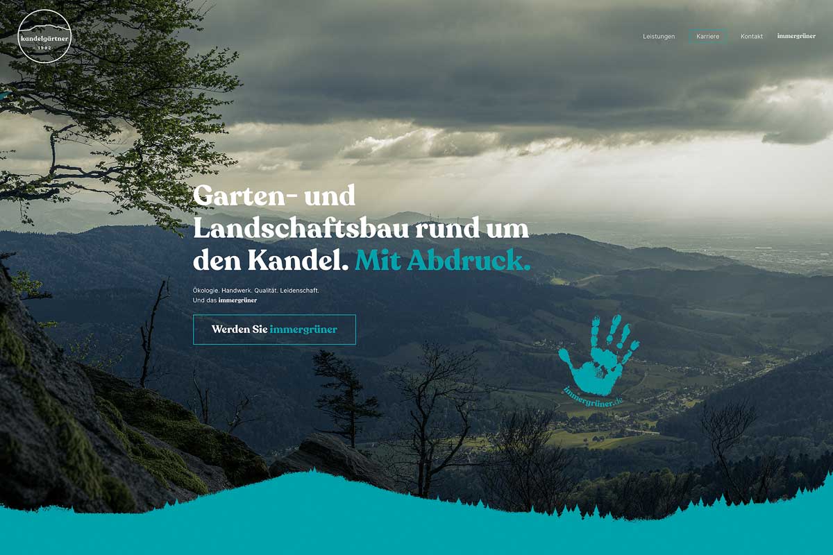 Startseite der Kandelgärtner, Waldkirch